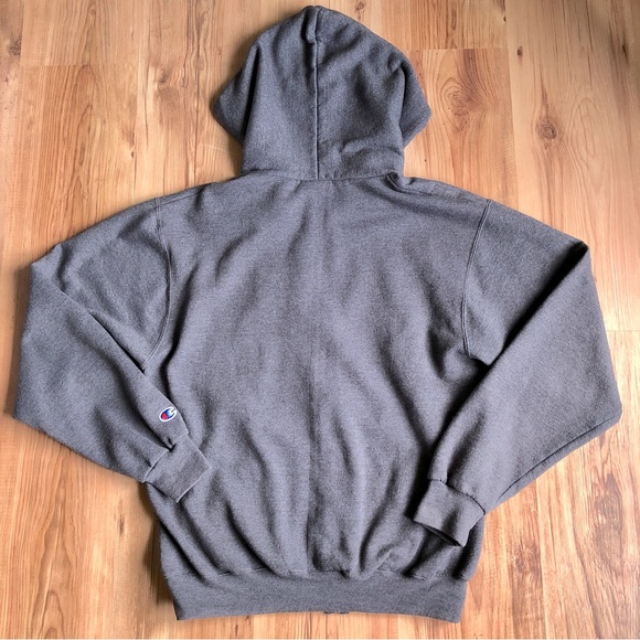 CHAMPION XAVIER Hoodie Jacket Long Sleeve Full Zip Small Gray Men’s UNISEX - Picture 6 of 16